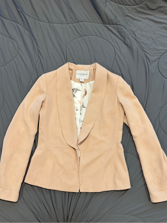 Vince Camuto Jackets & Blazers - Vince Camuto Light Blush Shawl Collar Ponte Blazer